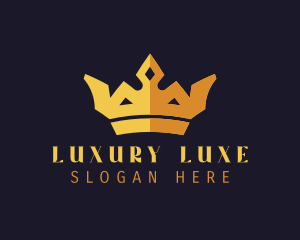 Premium Luxe Crown  logo design