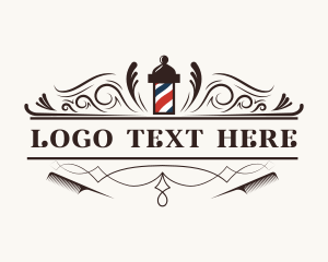 Barbershop - Barbershop Haircut Grooming logo design