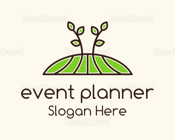 Plant Field Farming Logo