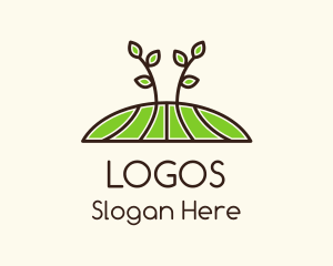 Horticulture - Plant Field Farming logo design
