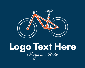 Bike Parts - Cycling Sports Club logo design