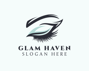 Glam - Eyeshadow Glam Cosmetic logo design