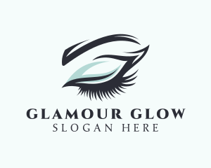 Eyeshadow - Eyeshadow Glam Cosmetic logo design