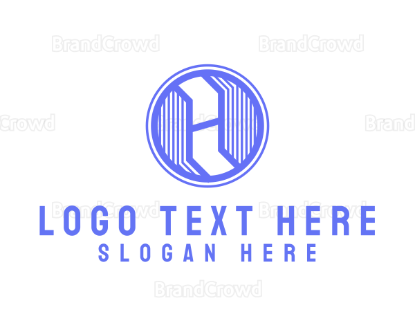 Modern Letter OH Monogram Logo