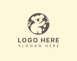 Koala Bear Animal Logo