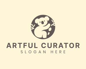 Koala Bear Animal logo design