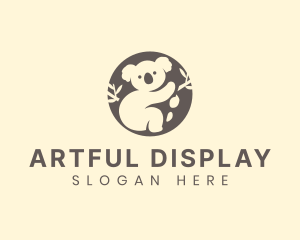 Koala Bear Animal logo design