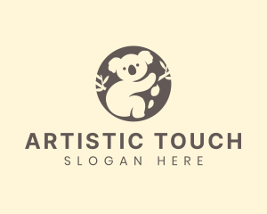 Koala Bear Animal logo design