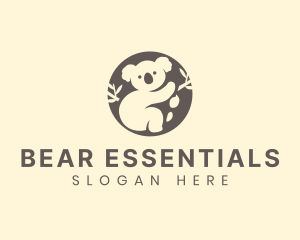 Koala Bear Animal logo design