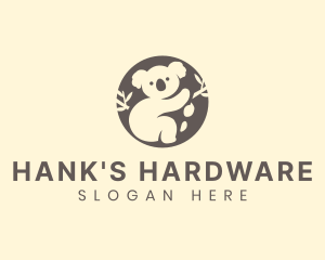 Koala Bear Animal logo design