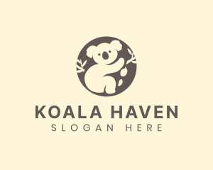 Koala Bear Animal logo design