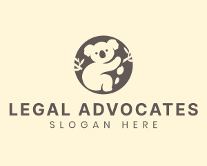 Koala Bear Animal logo design