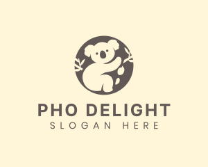 Koala Bear Animal logo design