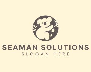 Koala Bear Animal logo design