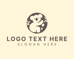 Koala Bear Animal Logo