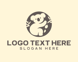 Animal - Australia Koala Animal logo design