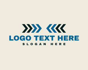 Logistic - Business Arrow Company logo design
