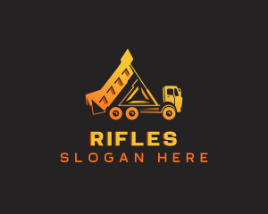 Construction - Dump Truck Construction logo design