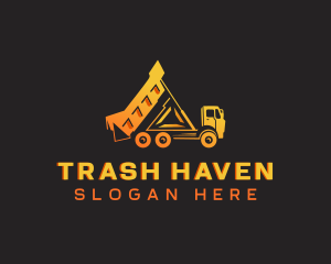 Dump Truck Vehicle logo design