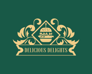 Gourmet - Gourmet Burger Cafeteria logo design
