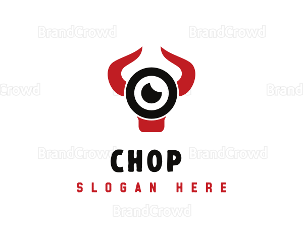 Bull Horns Lens Logo
