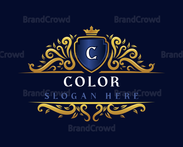 Elegant Crest Crown Logo