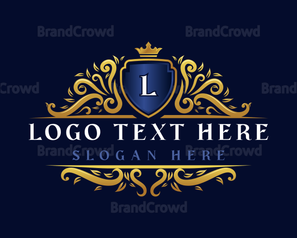 Elegant Crest Crown Logo