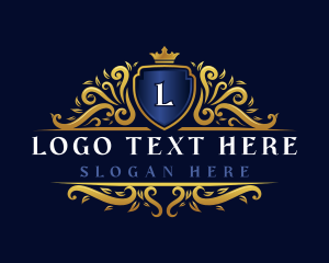 Sophisticated - Elegant Crest Crown logo design