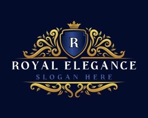 Elegant Crest Crown logo design