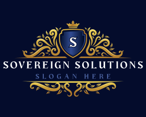 Sovereign - Elegant Crest Crown logo design