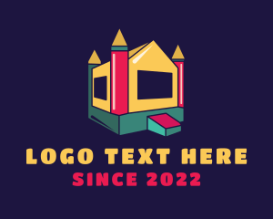 Funfair - Inflatable Bounce House logo design