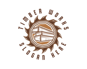Lumber - Lumber Wood Cutting logo design