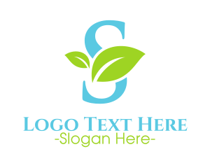 Esthetics - Eco Letter S logo design