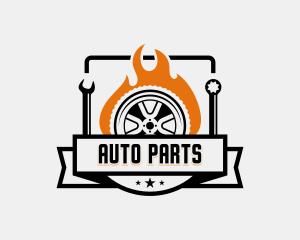 Garage Mechanic Tools logo design