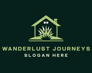 Planting - Green House Lawn logo design