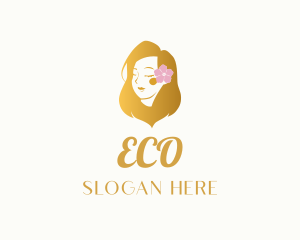 Expensive - Beautiful Golden Hair logo design