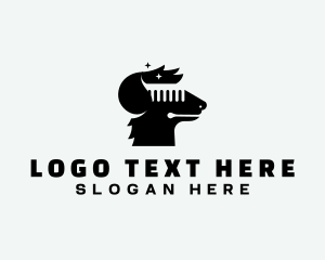 Groom - Dog Comb Grooming logo design