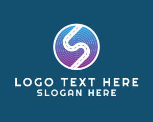 Letter S Road Logistics  Logo