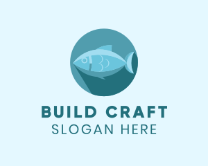 Sea Tuna Fish logo design