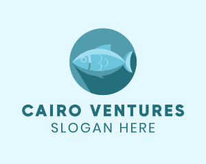 Sea Tuna Fish logo design