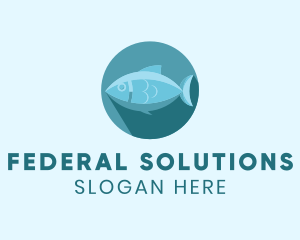 Sea Tuna Fish logo design