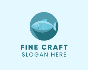 Sea Tuna Fish logo design