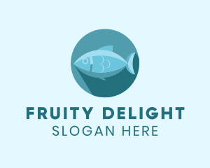 Sea Tuna Fish logo design