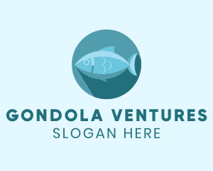 Sea Tuna Fish logo design