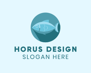 Sea Tuna Fish logo design