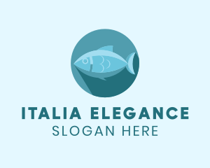 Sea Tuna Fish logo design