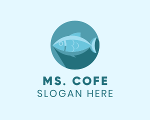 Sea Tuna Fish logo design