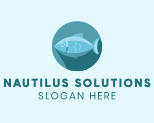 Sea Tuna Fish logo design