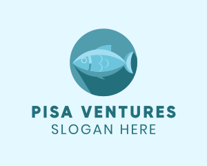 Sea Tuna Fish logo design