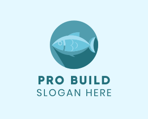 Sea Tuna Fish logo design